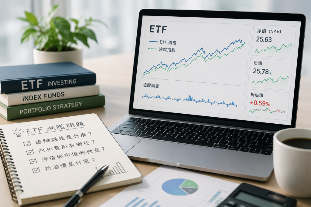 ETF 進階數據查詢示意圖（圖片來源：AI 生成，僅供示意）