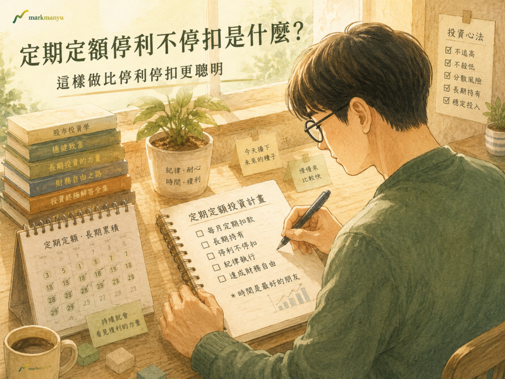 定期定額停利不停扣是什麼？這樣做比停利停扣更聰明（AI 生成）