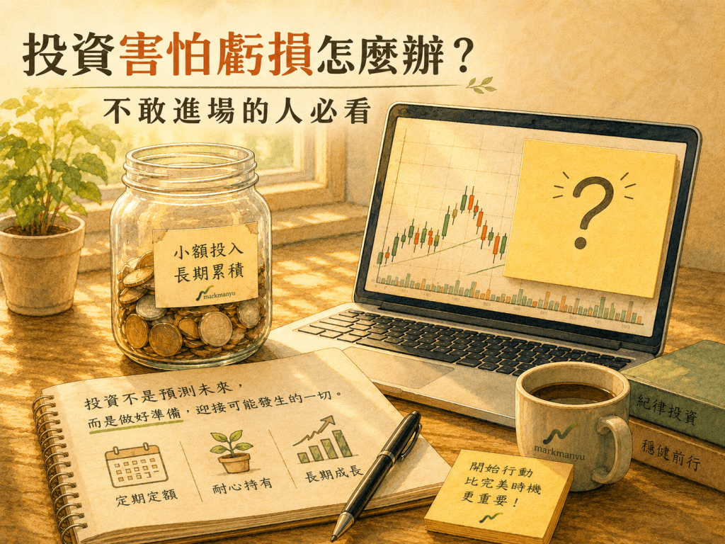 投資害怕虧損的投資人看著盤面猶豫是否進場